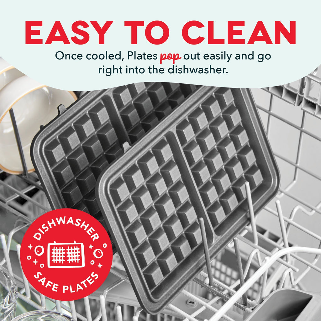 Flex Press Grill System 2pc Plate Pack Waffle